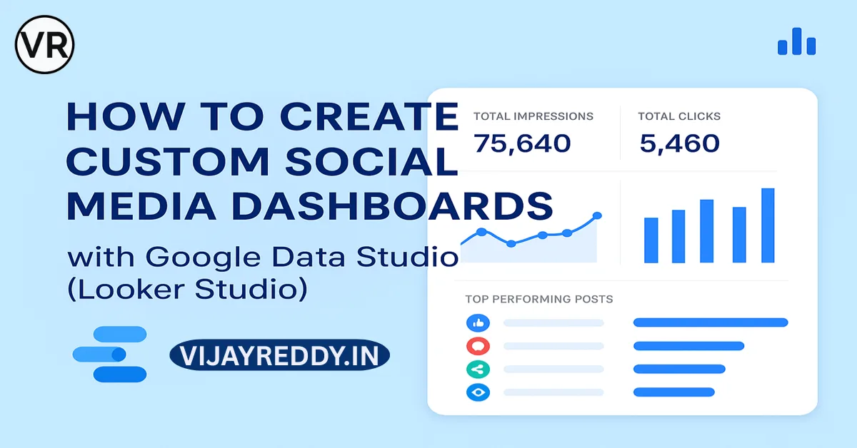 How to Create Custom Social Media Dashboards with Google Data Studio
